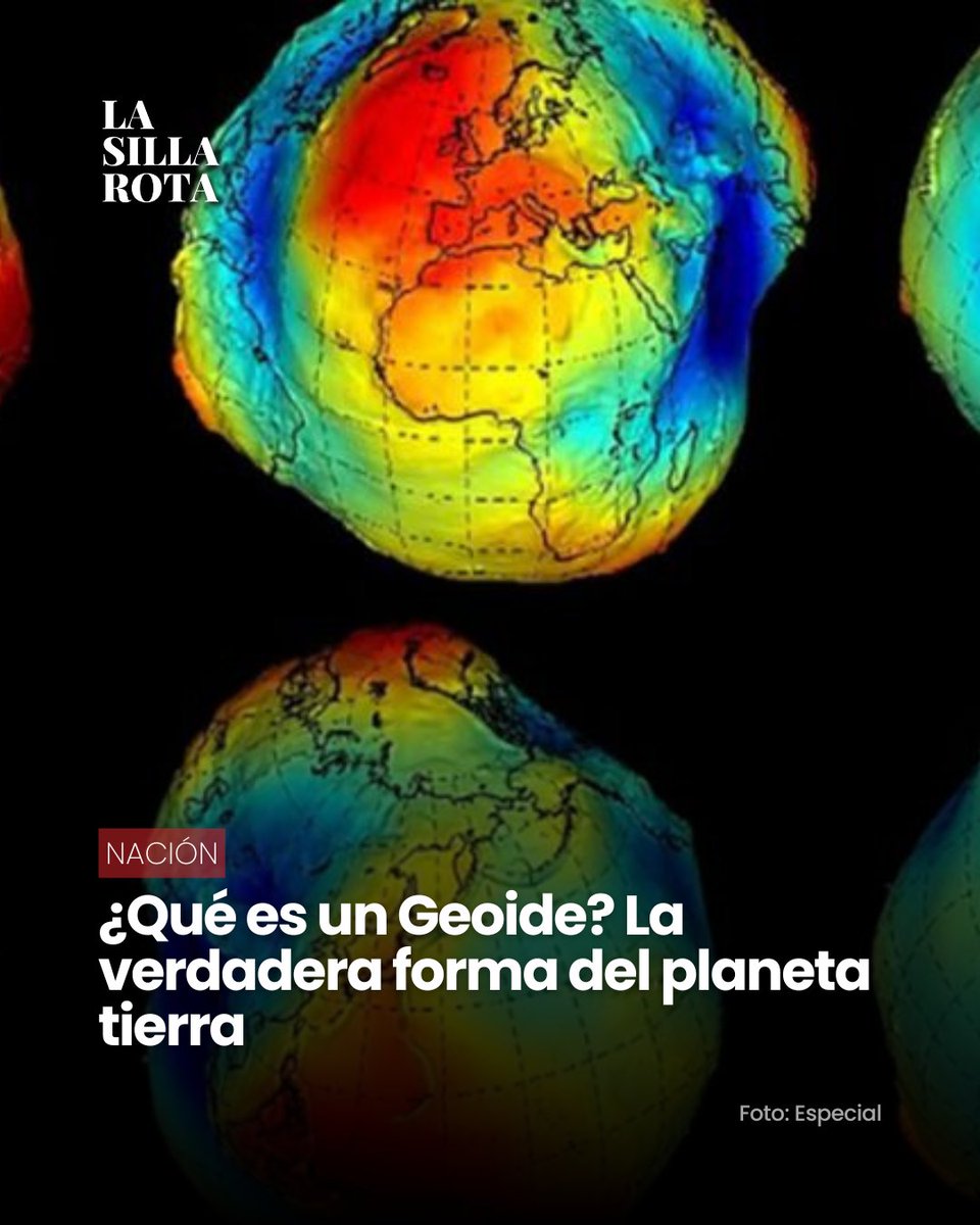 lasillarota's tweet photo. #Nación | De acuerdo con National Oceanic and Atmospheric Administration (#NOAA), el #geoide es la superficie que se utiliza como referencia para medir las alturas en cualquier parte del mundo. Es un modelo que los científicos utilizan para vizualizar cómo sería el nivel del mar si cubriera toda la Tierra y el agua permaneciera en total calma.
🔗https://t.co/faGwF4Nuon
AC