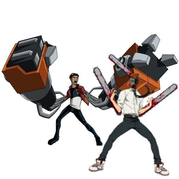 Nano_guy01's tweet photo. Don't think I've forgotten about this #versus; let me finish a few mini-vignettes, and I'll probably get right on it 🔥✍🗿. The thing is, the mini-vignettes don't draw themselves ☝️😅

And who among these two do you think would win in a fight? 👀 

#meme 
#genrex 
#chainsawman https://t.co/VkLNzG0Uaa