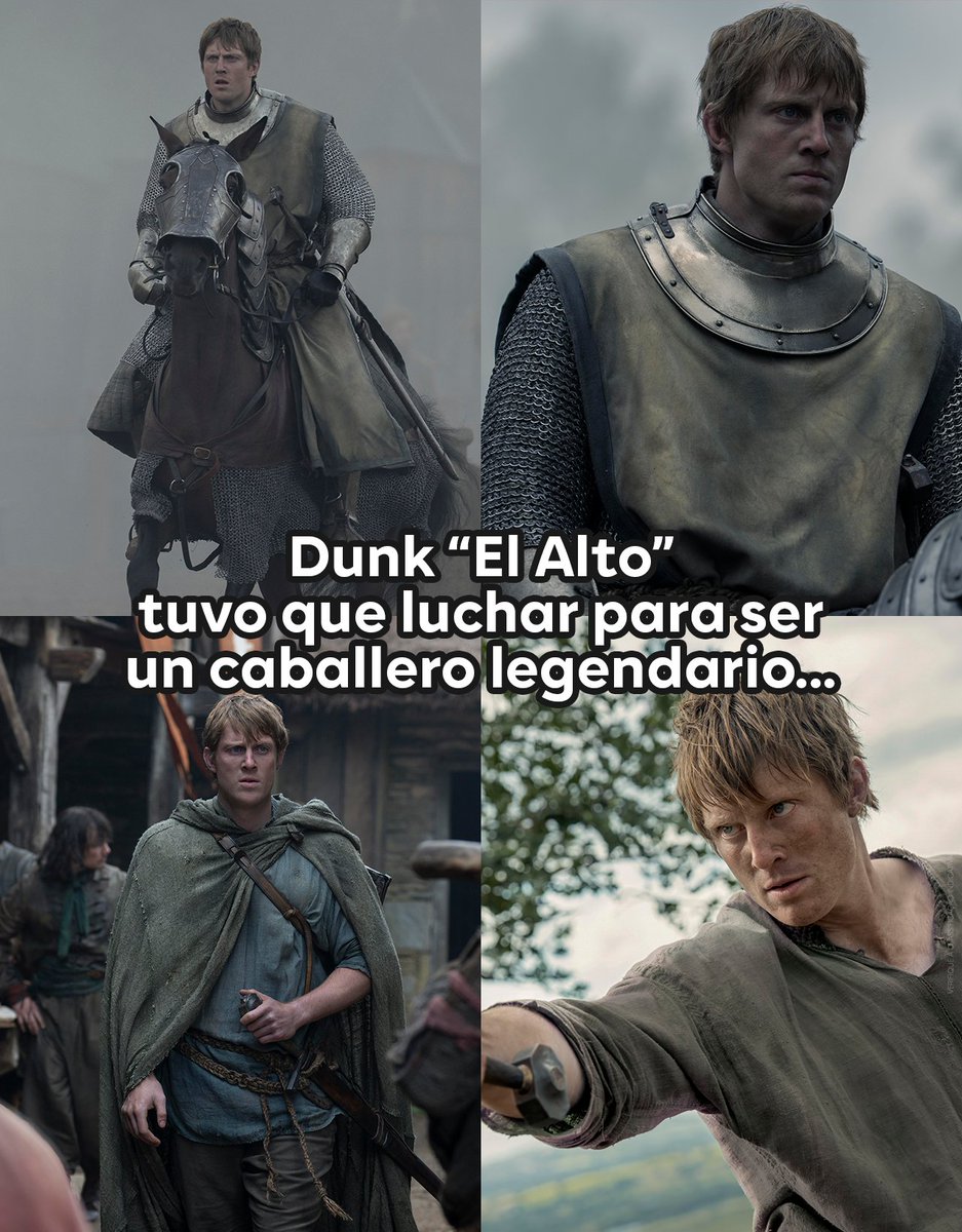 HBOLAT's tweet photo. No es casualidad que la serie de Dunk se llame exactamente igual que el episodio donde Brienne de Tarth se hace caballero. #ElCaballeroDeLosSieteReinos #got https://t.co/IGHMbJRULU