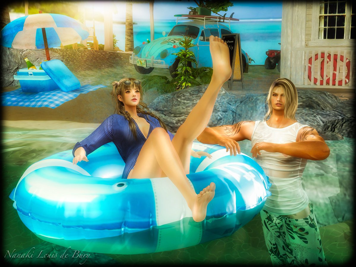 LouisDeBury's tweet photo. #secondlife #SLFeature
credit/ outfit: RIOT, AGATA(@AGATA_mode), hair: Dura(@chiaki_dura), backdrop: N.LOUIS(@LouisDeBury) *listed: my items only
Summer Beach
This is the BACKDROP currently on sale at "TSS: HELLO SUNSHINE"
included: 10 poses & props https://t.co/wv3XhZXBFR