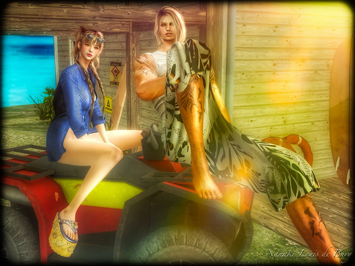 LouisDeBury's tweet photo. #secondlife #SLFeature
credit/ outfit: RIOT, AGATA(@AGATA_mode), hair: Dura(@chiaki_dura), backdrop: N.LOUIS(@LouisDeBury) *listed: my items only
Summer Beach
This is the BACKDROP currently on sale at "TSS: HELLO SUNSHINE"
included: 10 poses & props https://t.co/wv3XhZXBFR