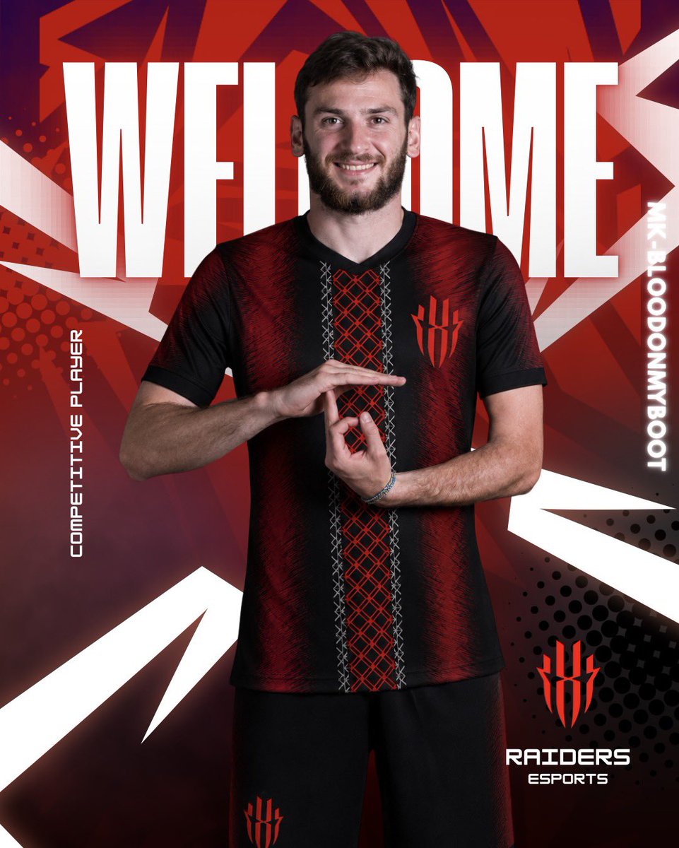 Raiders__eSport's tweet photo. || 💸𝑵𝒆𝒘 𝒔𝒊𝒈𝒏𝒊𝒏𝒈💸 ||

🔴@GabrielDim1733 è un nostro nuovo attaccante⚫️ https://t.co/raIbZkIGwS