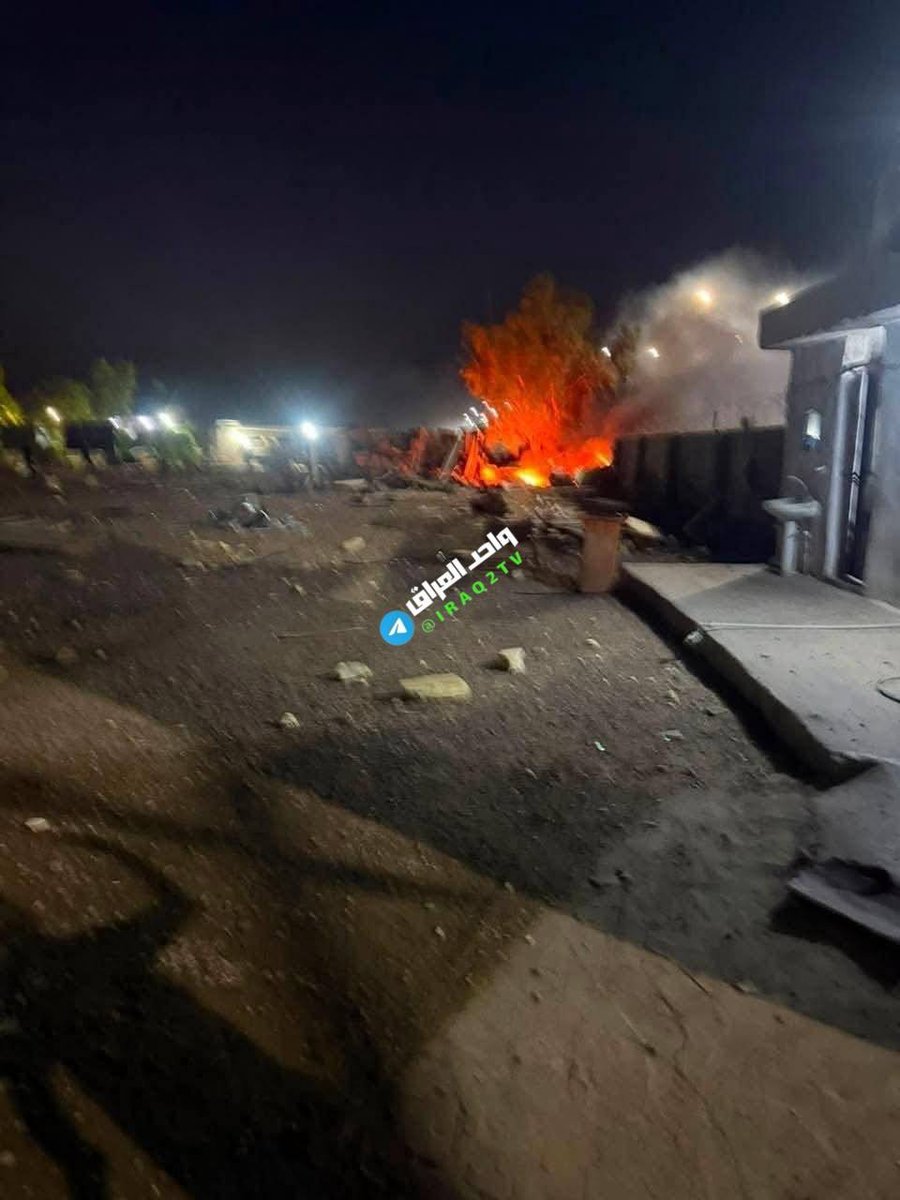 jshaliraqi's tweet photo. 🚨 #عــــــــــاجـــــــــــــل 

• أثار القصف على آمرلي https://t.co/UKLEZsrNWe