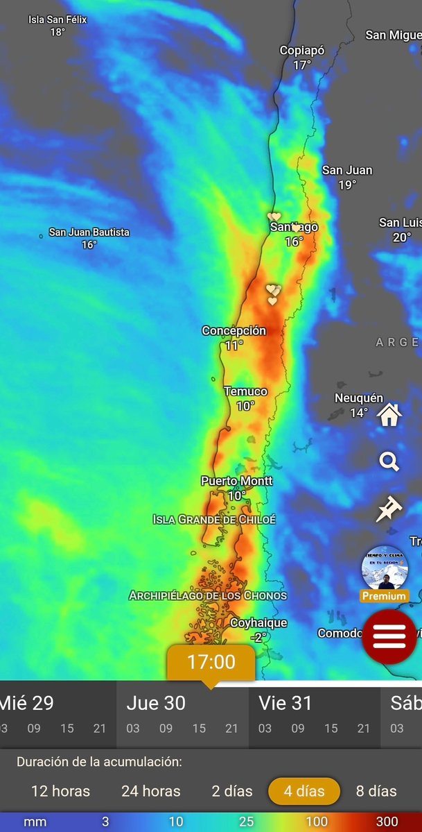 EdoWeatherman's tweet photo. Aquí tienen una imagen resumen de la alerta que publiqué hace un rato.

Recuerda compartir respetando la autoría.

Por mi parte vuelvo a reiterar que la festividad de este fin de semana aquí en Talca, debió ser postergada porque caerá mucha agua.

#Alerta 
#SistemaFrontal  
#Temporal.
