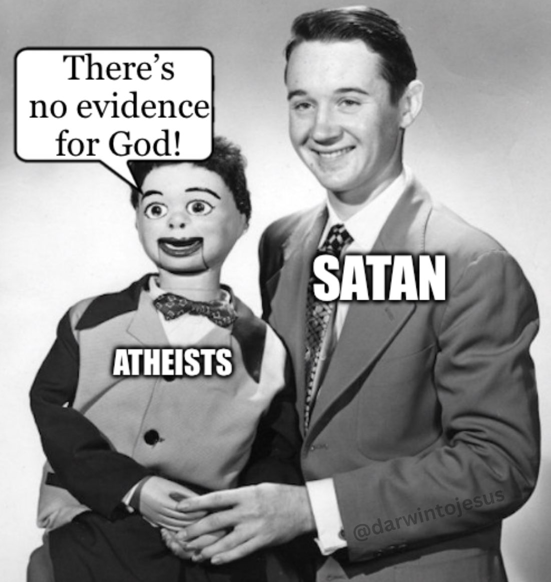 Darwin to Jesus tweet media