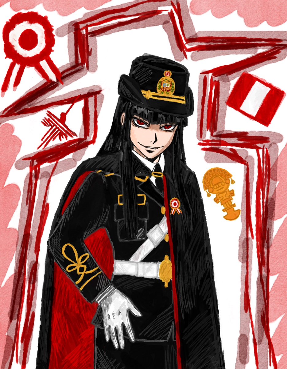 lavender_egg's tweet photo. Happy Peruvian Independence Day! 🇵🇪✨ Officer Girlycard is reporting for duty! https://t.co/tYUhiHEHRQ