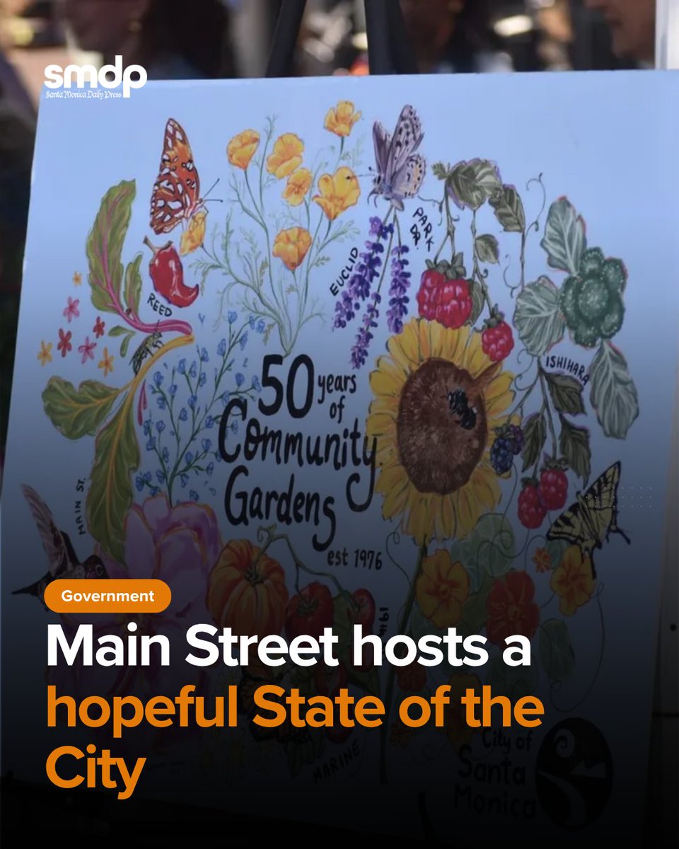 smdailypress's tweet photo. Santa Monica's future was just put on center stage. See the vision city leaders shared.
Read More: https://t.co/xiItg6oMrv
#SantaMonica #StateOfTheCity #Community #LocalGovernment #SMDP https://t.co/yoyMwMDWSA