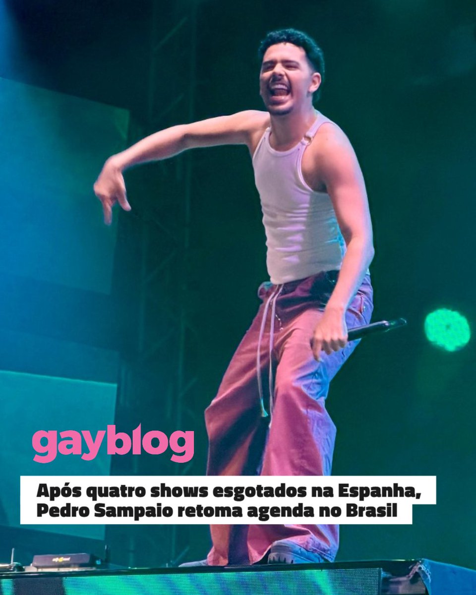 gayblogbr's tweet photo. Após quatro shows esgotados na Espanha, Pedro Sampaio retoma agenda no Brasil → https://t.co/1sV8ANllvm https://t.co/AHHdSb5ikr