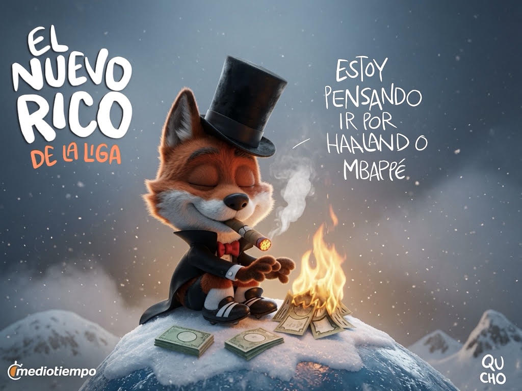mediotiempo's tweet photo. ¡Mamita cómo se está reforzando el 'Rojinegro'! 😳🦊

¿Un Neymar o que mi @AtlasFC?

El cartón de @qucho https://t.co/JiBcmc6IaI