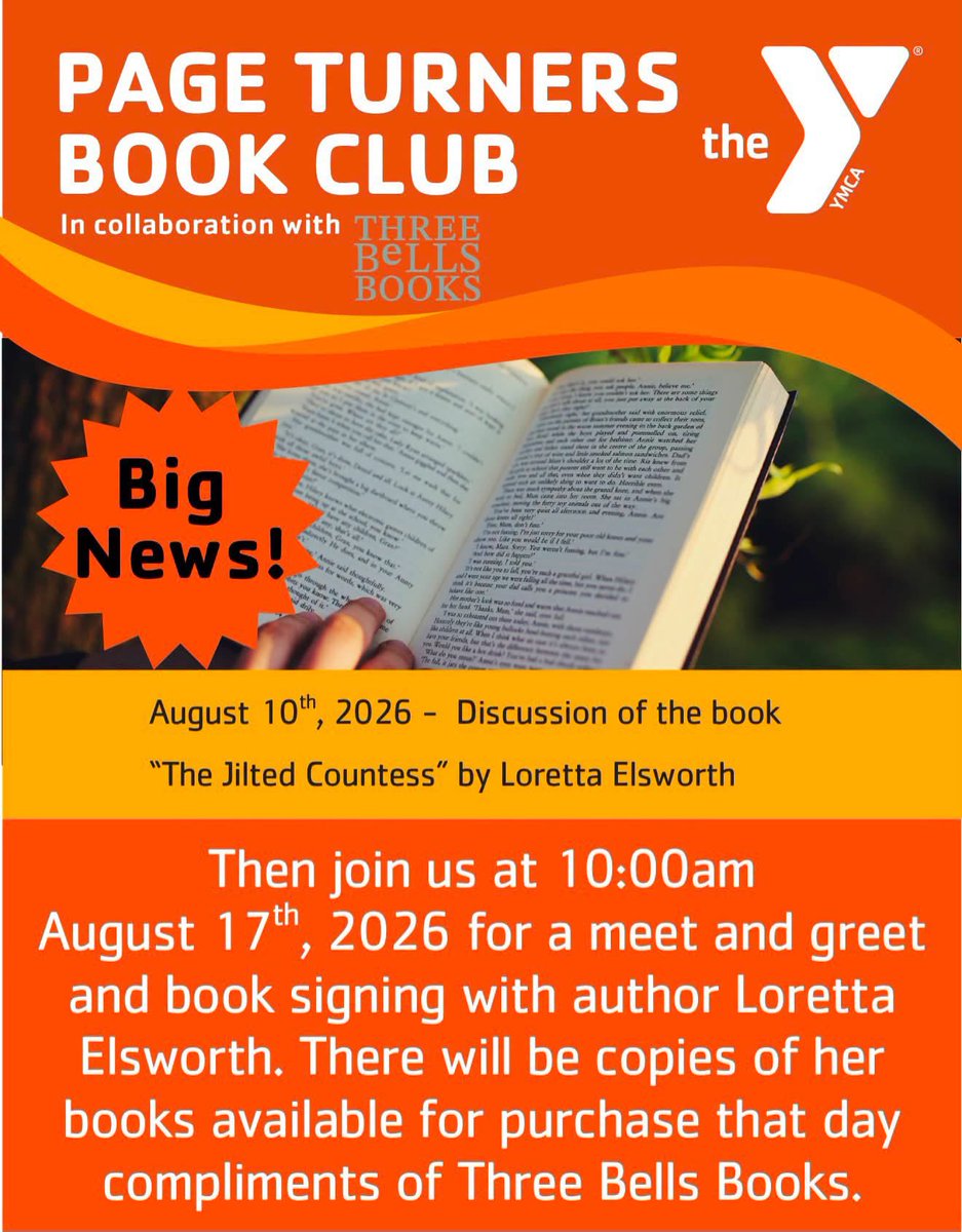 threebellsbooks's tweet photo. An event at the YMCA we are helping with! https://t.co/6DfJaTrboU