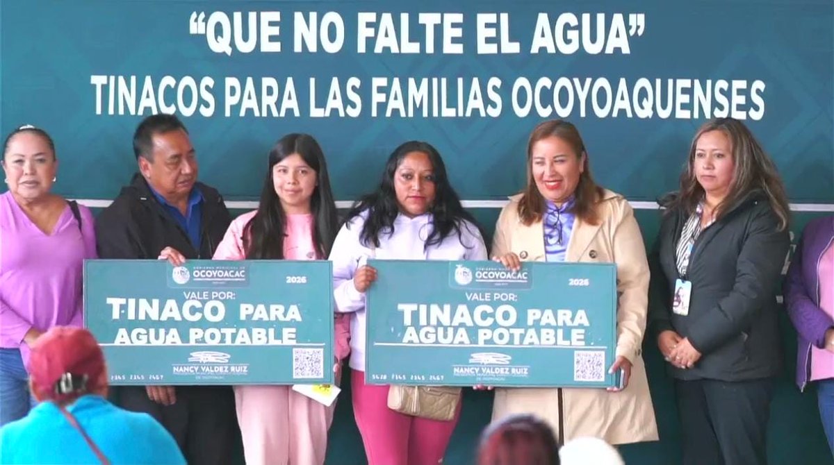 ultranoticiasfm's tweet photo. 🚰 Ocoyoacac entrega 400 tinacos para fortalecer el acceso al agua 💧🏠
https://t.co/Dpkh4UaJmG
#Ocoyoacac #AguaPotable #QueNoFalteElAgua #Tinacos #ValleDeToluca #EstadoDeMéxico #ProgramasSociales #Bienestar #Salud #DesarrolloComunitario https://t.co/Gi1UMGqceD