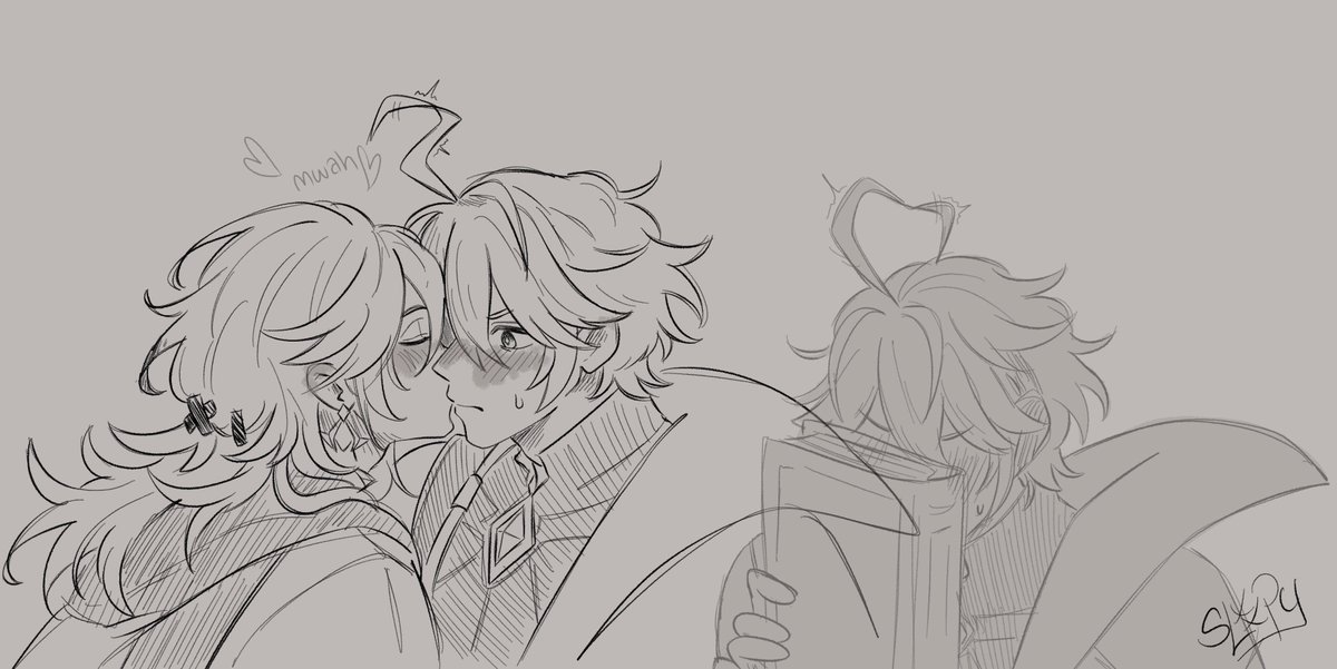 slxxpynorski's tweet photo. #haikaveh || coming out of my cave for flustered haitham. sorry for the inactivity, i have two jobs now ehe, SOMETHING has gotta fund future c6 r5 alhaitham 😋. https://t.co/0yRVawmYJR