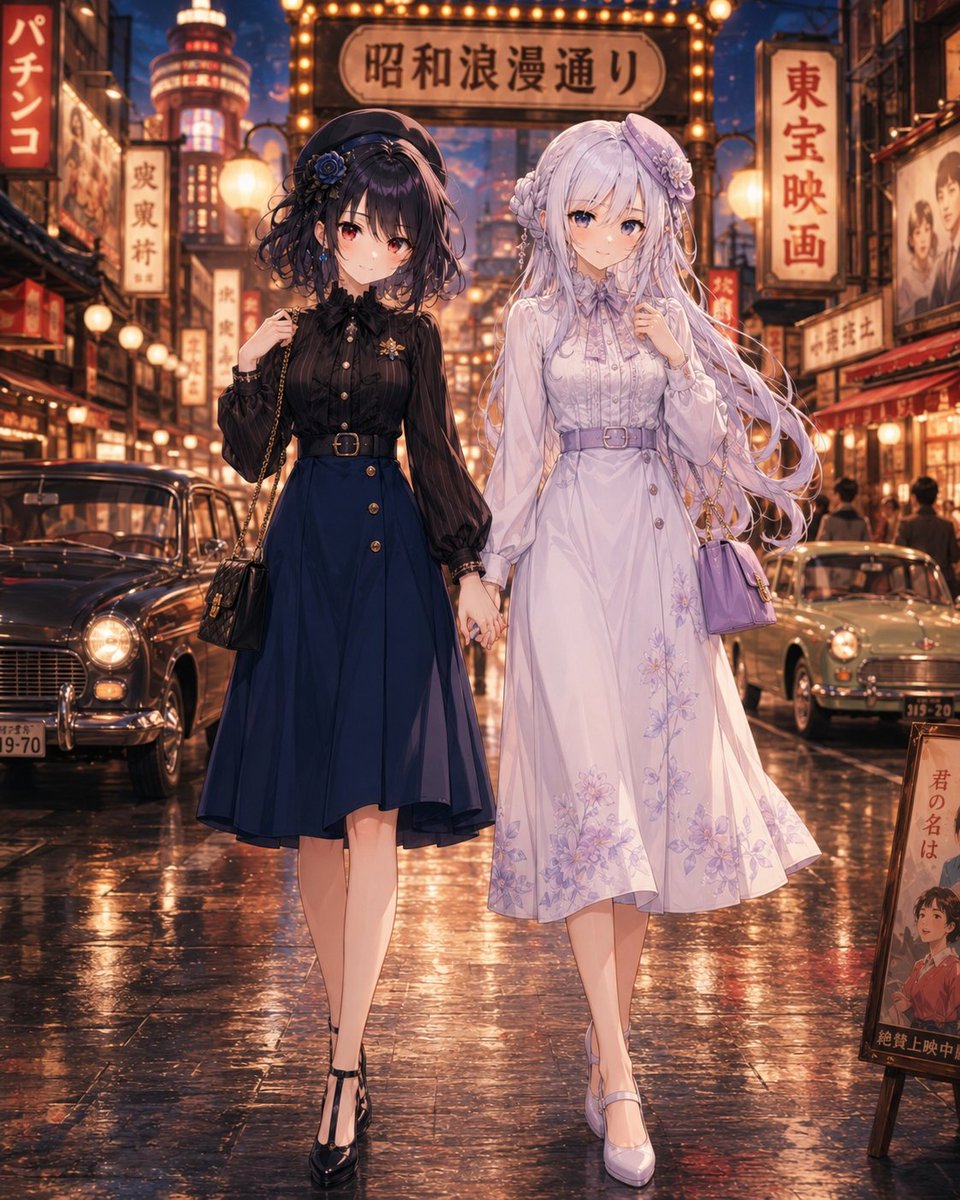 シノアリスカフェ限定【デザインリングセット】　アリス　スノウホワイト シノアリス界隈 昭和レトロ衣装も似合うアリス&スノウホワイト(^∇^)
