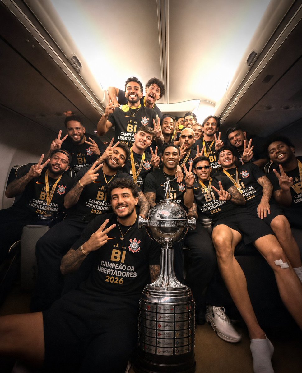 elyelsccp's tweet photo. - PSG Bi Campeão da Champions de 2026
- Espanha Bi campeã da Copa do mundo de 2026

Agora só falta o Bi da libertadores do Corinthians 🦅⌛ https://t.co/jGQbqwrUMg