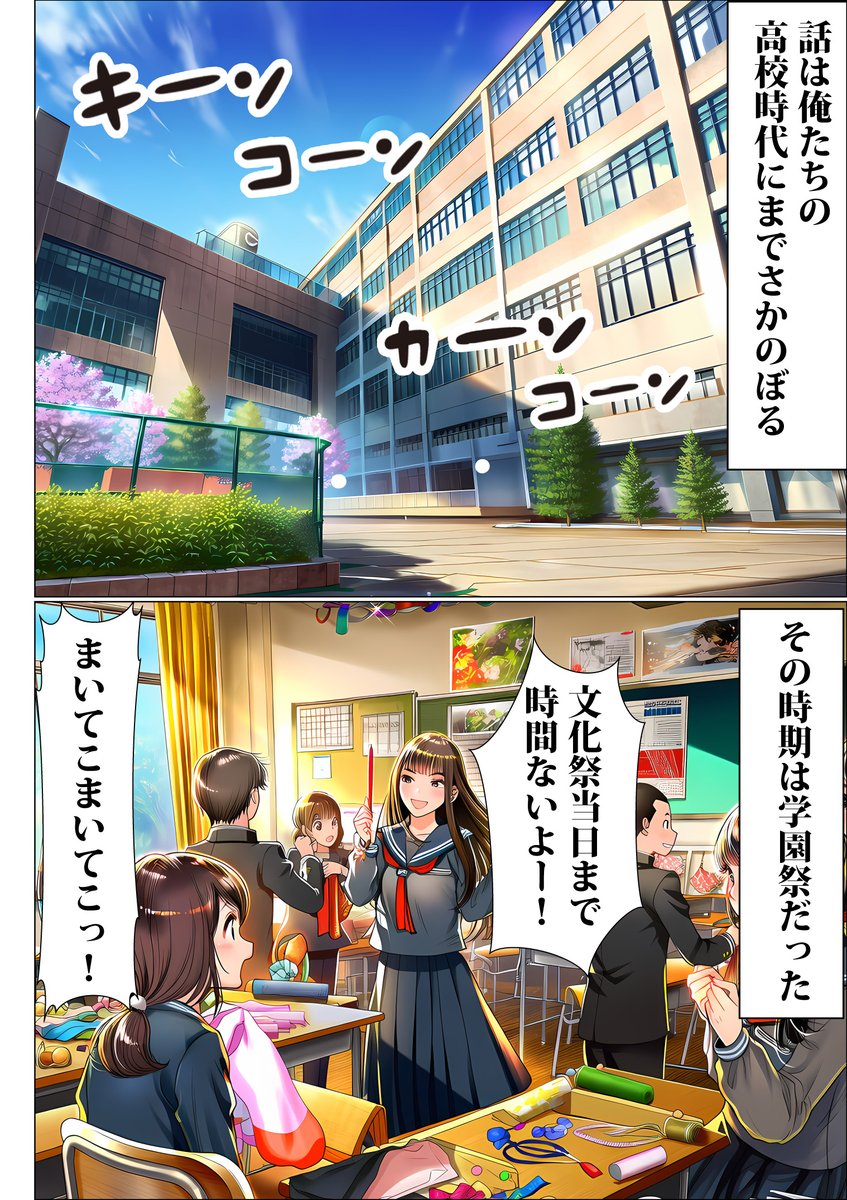 arrizkikikiki's tweet photo. 俺の地味カノが学園のスターになってた 2/2 https://t.co/IRLCiJXre2