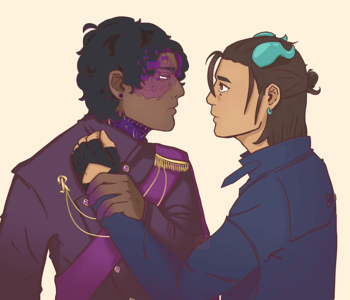 hhtaak's tweet photo. Day 2: Scars🩹
#Glitchravenweek2026

en este día batallé mucho e hice como 3 dibujos pq ninguno me convencía t.t 

#aldash #glitchraven https://t.co/jHtDp27NsW
