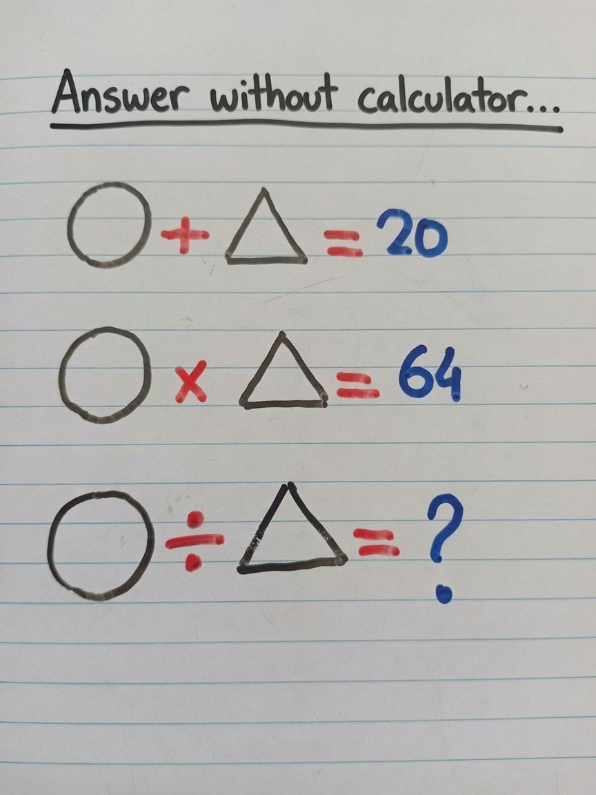 SqSehrish's tweet photo. If you get this in under 5 seconds, your IQ is above average 

What's your answer..? https://t.co/r7MjfYMq5f