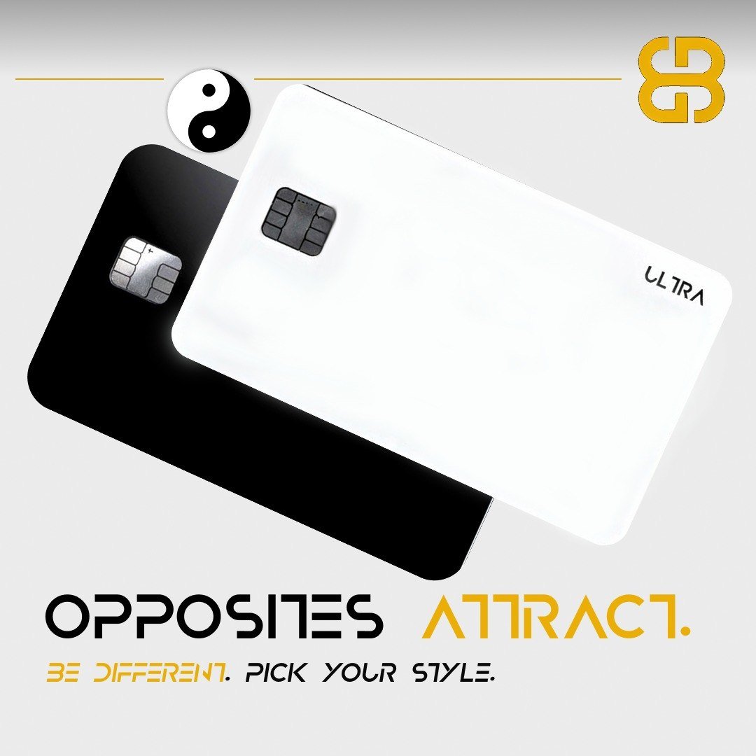 BBankingcapital's tweet photo. Opposites attract. Choose the card that matches your style.
https://t.co/zS73Ue3KEs

#BorderlessBanking #BBanking #ManageSwapPay #Crypto #Web3 #Blockchain #CryptoWallet #CryptoCard #DigitalBanking #Fintech #DeFi #Payments #GlobalPayments #DigitalAssets #FutureOfFinance #FinancialInnovation #Web3Finance #CryptoPayments #AssetManagement #BorderlessFinance