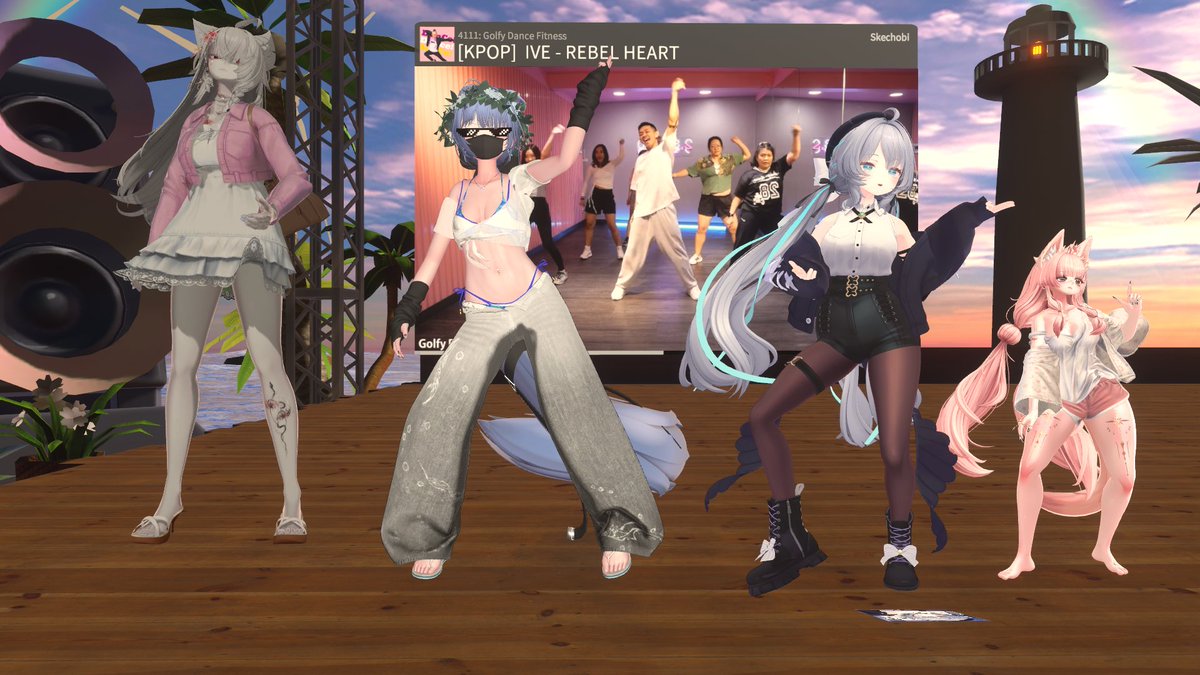 Skechobi's tweet photo. #vrchat
■ワールド名
PyPyDance
https://t.co/YPcY5k0pR3

エロさの権化みたいな服で踊る人がいた、ような気がする。気のせいかも。

■同行者
@orangeyururiyu @ReDRiisA https://t.co/yLhJvJs1bD
