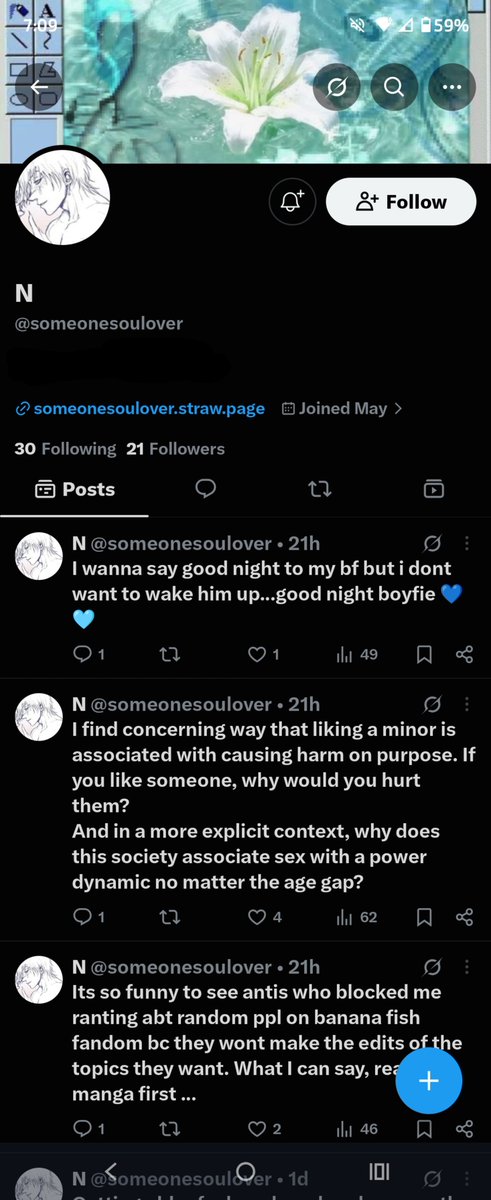 hitchedbuck's tweet photo. Immediately block this deranged 21 year old cunt who thinks dating a 14 year old is okay. Genuinely scum of the earth. https://t.co/IWLGbB2Wnt