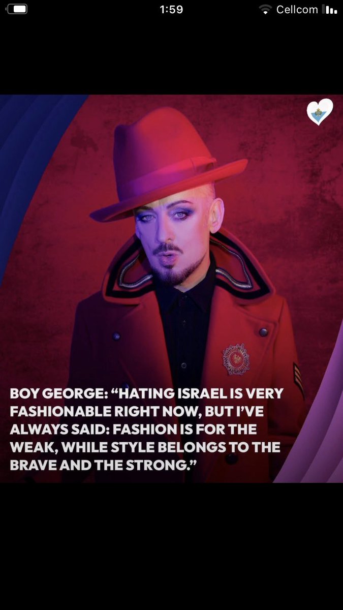 YMegidd0's tweet photo. @YinonMagal @BoyGeorge https://t.co/HwlDr5EYxs