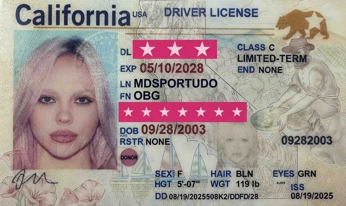 obgmdsportudo's tweet photo. obgmdsportudo driver license ! https://t.co/Blp6s73i1r