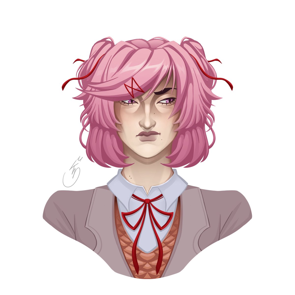 catsweeds's tweet photo. My take on the DOKIS >,0

#ddlc #dokidokiliteratureclub https://t.co/6FcnQPNcyd