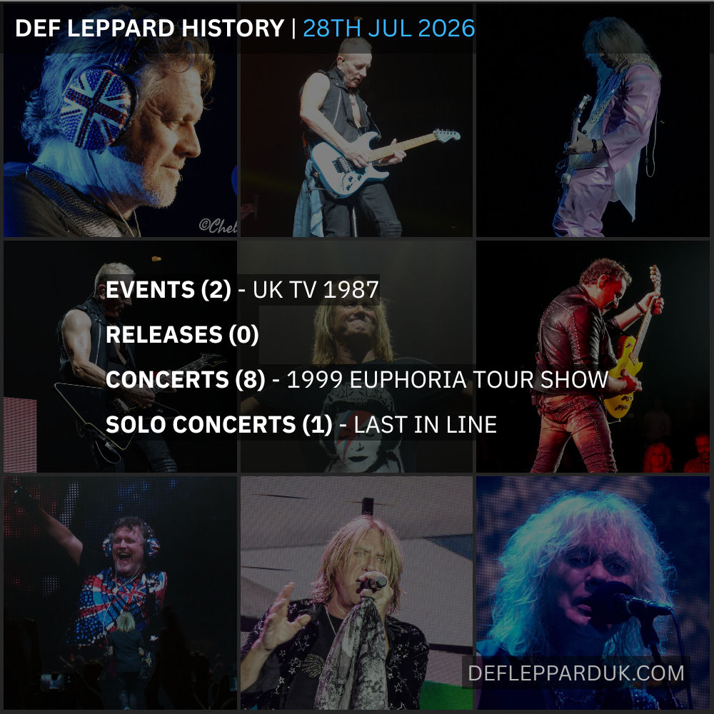 Def Leppard News (@dltourhistory) / Posts / X