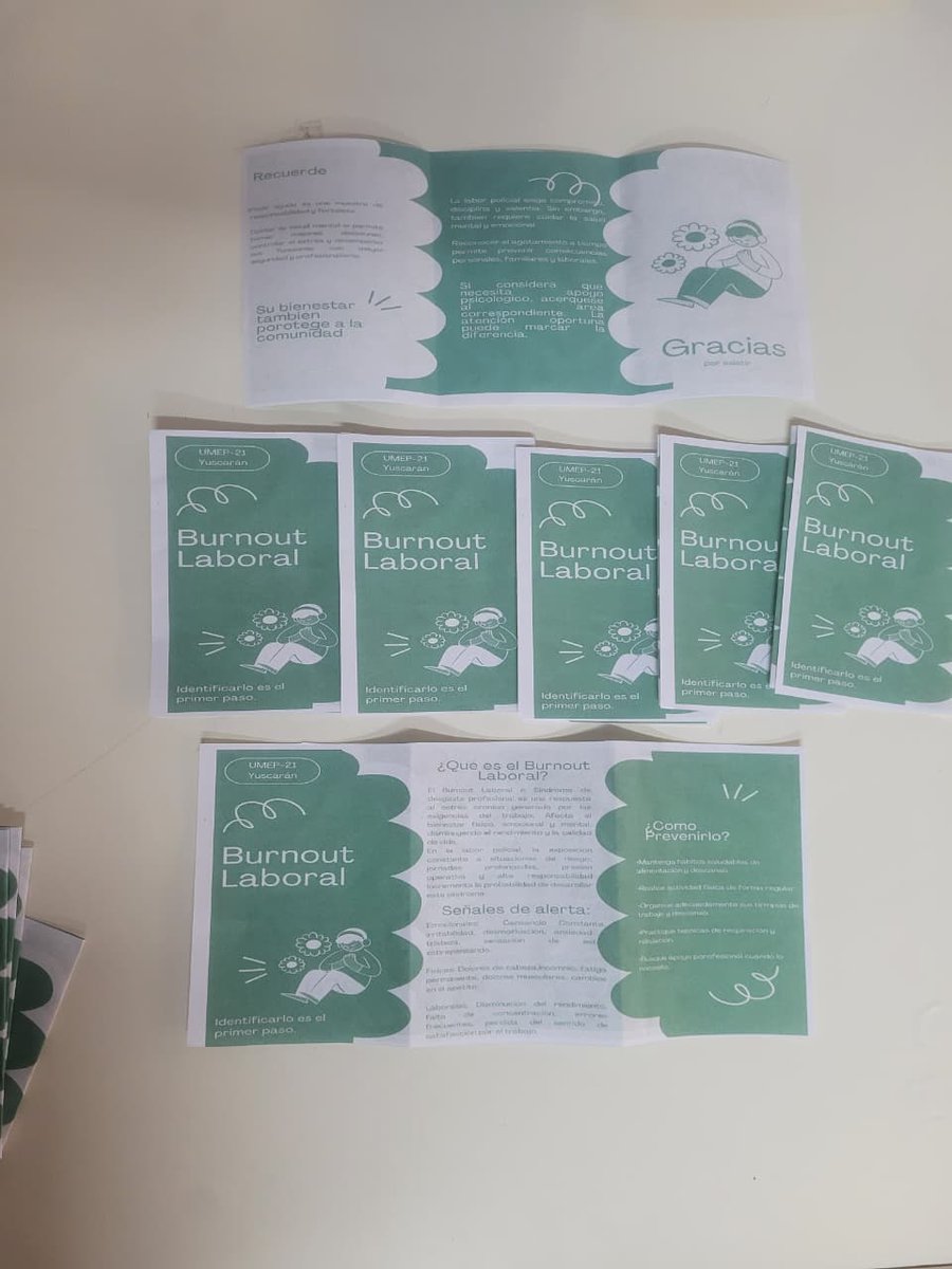 DSP_HN's tweet photo. La Clínica Policial de la UMEP-21 en Yuscarán brindó una charla enfocada en la Prevención e Identificación del Síndrome de Burnout Laboral.
A través de estas jornadas psicoeducativas, dotamos a nuestro personal de herramientas clave para el manejo del estrés y la fatiga laboral. https://t.co/WCy2pSFzAb