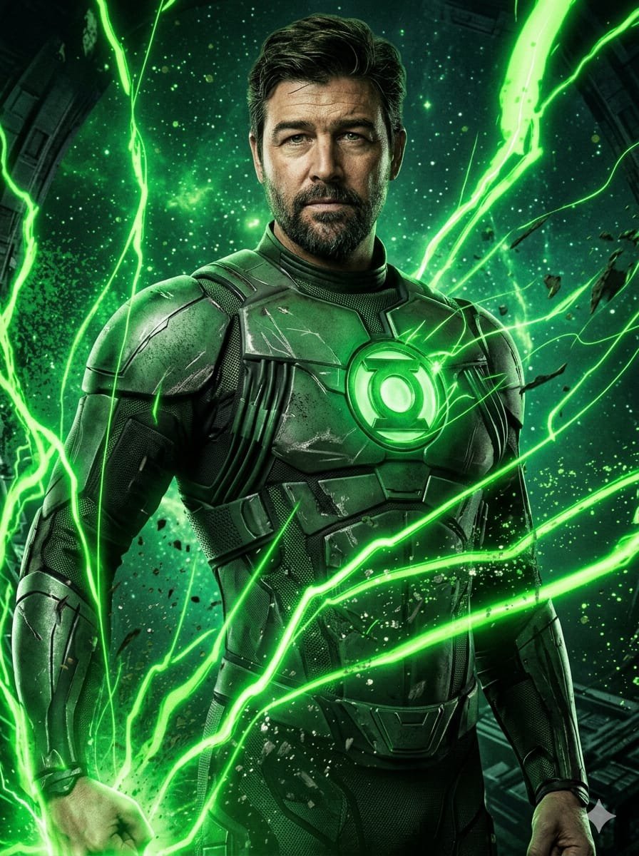 ONerdReversoX's tweet photo. Esse seria o visual perfeito para o Hal Jordan na série Lanternas, completamente baseado na HQ terra 1 dos Lanternas verdes. Infelizmente os produtores não pensam. https://t.co/4EiJlbupMJ