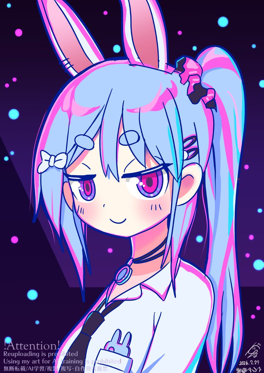 新衣装～🐰🍀 #ぺこらーと #兎田ぺこら