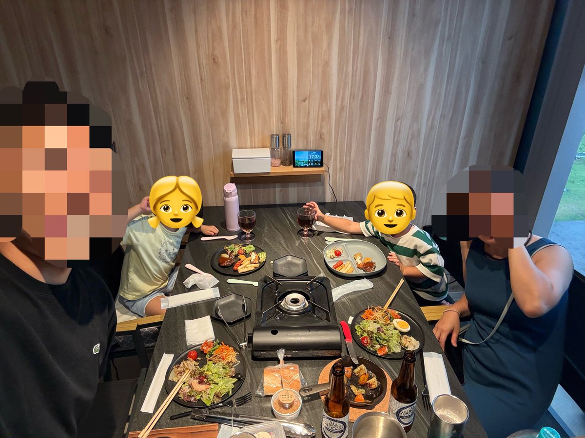 U_witch_game's tweet photo. 昨夜はグランピングで一泊！
楽しい〜美味しい〜

今日も遊ぶぞぉ〜 https://t.co/AhwptEwAgT