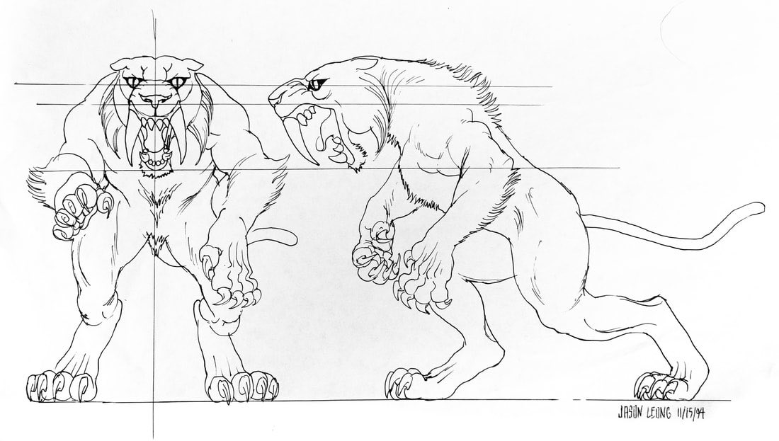 thelostaeons's tweet photo. All Primal Rage cut characters.
Slashfang was cut from the first game, but was released as a toy.
It was going to be playable in Primal Rage 2.
Concepts by Jason Leong.
#PrimalRage https://t.co/55mcXCF5nA