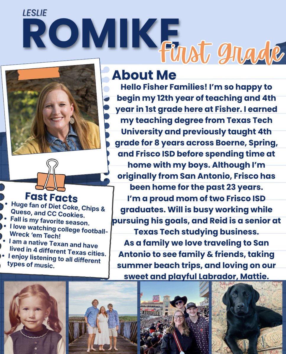 FisherElem's tweet photo. Let’s meet the Fisher staff round 5. https://t.co/UmLfuzhE59