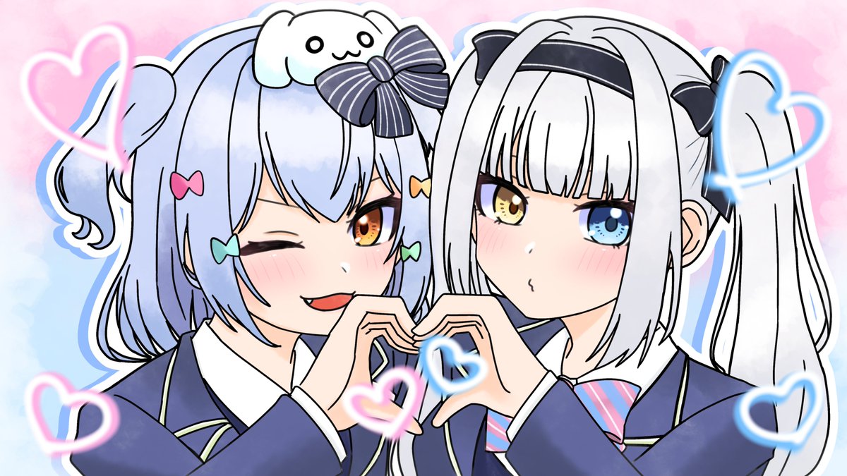 kgrs_mgn_yui's tweet photo. たまきくんとめあたむのお揃い新衣装可愛い🫶🫶
#めあArt #たまきあーと https://t.co/W9fLBfiSZz