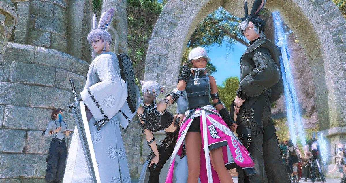 Mitchell_FF14's tweet photo. そしておはようございます☀
オールでクレセントアイル籠っております！
人参競争に負けて中々開封できていない😭
#ff14 #おはウサ https://t.co/cr5uKvgfmZ