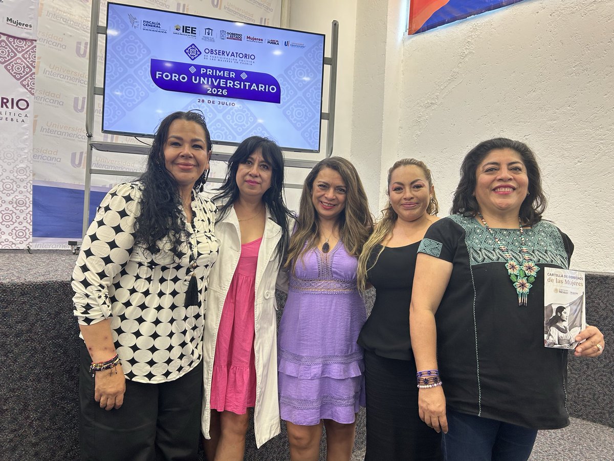 malinalligr's tweet photo. En representación del partido Nueva Alianza Puebla, asistimos al Primer Foro Universitario del Observatorio de Participación Política de las Mujeres en Puebla. Importante prevenir la violencia política contra las mujeres en razón de género. @Obsmujer98164 💜💜@puenuevalianza https://t.co/bDoks873On