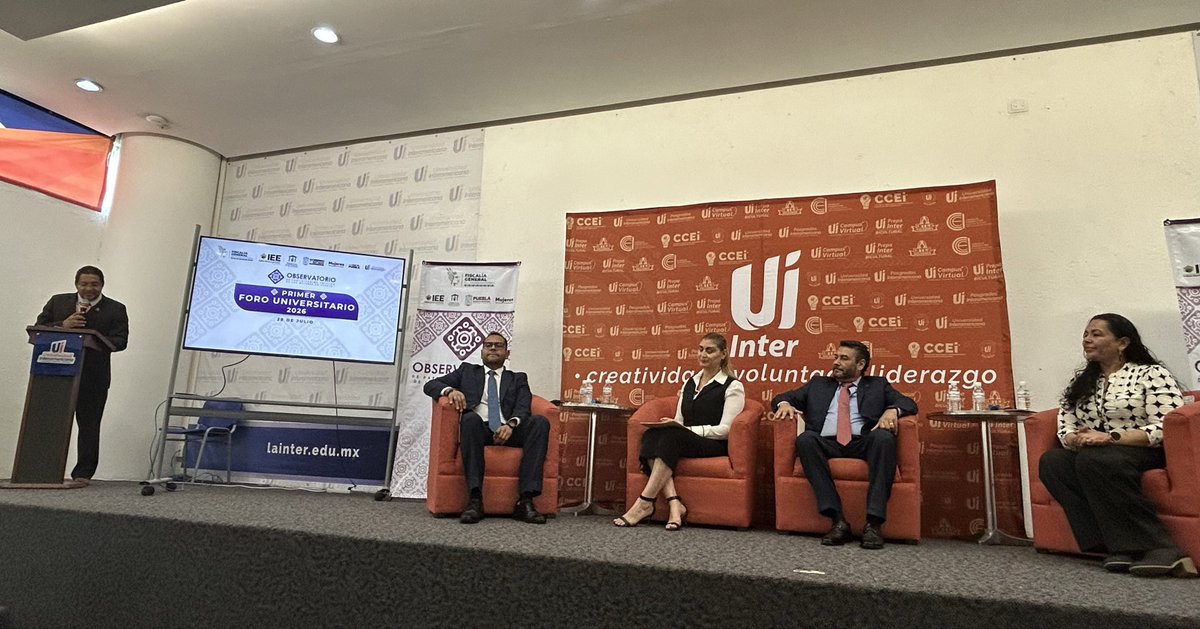malinalligr's tweet photo. En representación del partido Nueva Alianza Puebla, asistimos al Primer Foro Universitario del Observatorio de Participación Política de las Mujeres en Puebla. Importante prevenir la violencia política contra las mujeres en razón de género. @Obsmujer98164 💜💜@puenuevalianza https://t.co/bDoks873On