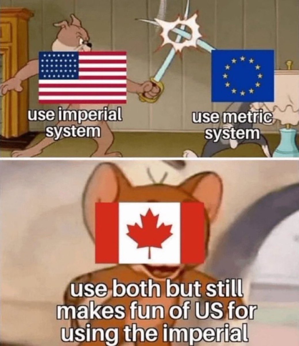 CanaduhOh's tweet photo. It’s the Canadian way 🤝 https://t.co/7UGOVXLQu6