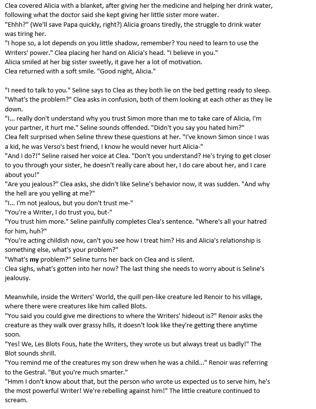 JasinyTops's tweet photo. 🖌️[Painted Story: Two Worlds Meet / Clea and Alicia Fanfic] 🖌️

Chapter 27: Notes of Hope

A chapter I worked hard on, it has 6 pages (the last two in the comments), which starts a new part of the story with a new information. The sisters' story continues 🥹

Enjoy~ 

#E33 https://t.co/5IAEMJJRpo