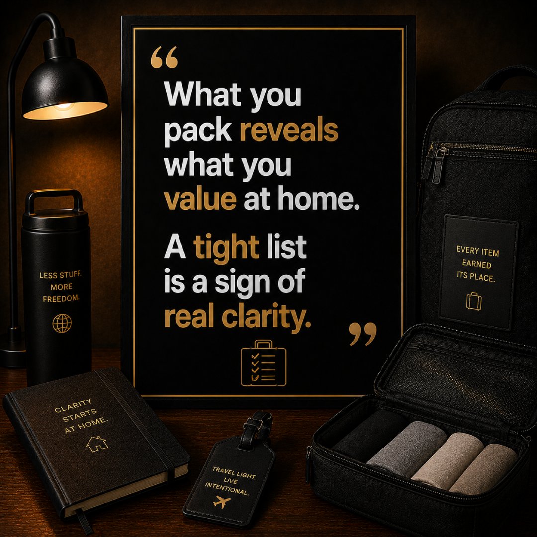 ChoosePack's tweet photo. 📋 Packing List Tip

"What you pack reveals what you value at home. A tight list is a sign of real clarity."

Get the checklist: https://t.co/c0wxbdhYK7
#PackingList #TravelTips #ChoosePack https://t.co/vVsXLrJwL4