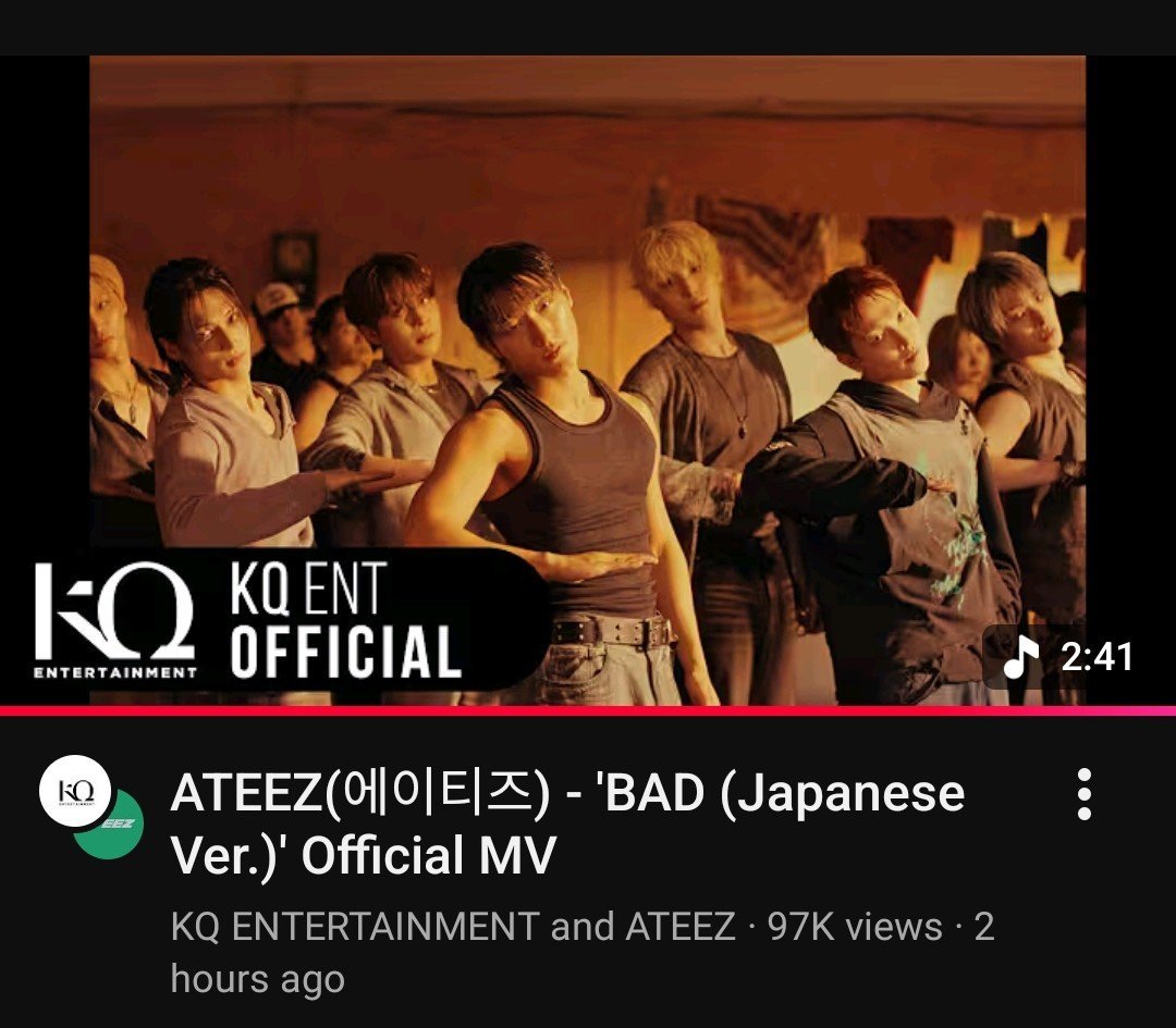 YeosangGlobal's tweet photo. We’ve also just realized that, aside from the current thumbnail, there were multiple other shots they could have chosen from the same exact part where at least part of Yeosang is visible, and you can at least tell it’s an 8 member group. Instead, they chose a thumbnail where you can’t even tell Yeosang is in the MV at all. Now we're more sure this was 100% intentional and malicious. Whoever was responsible for this is going to hell @kqent @ATEEZstaff