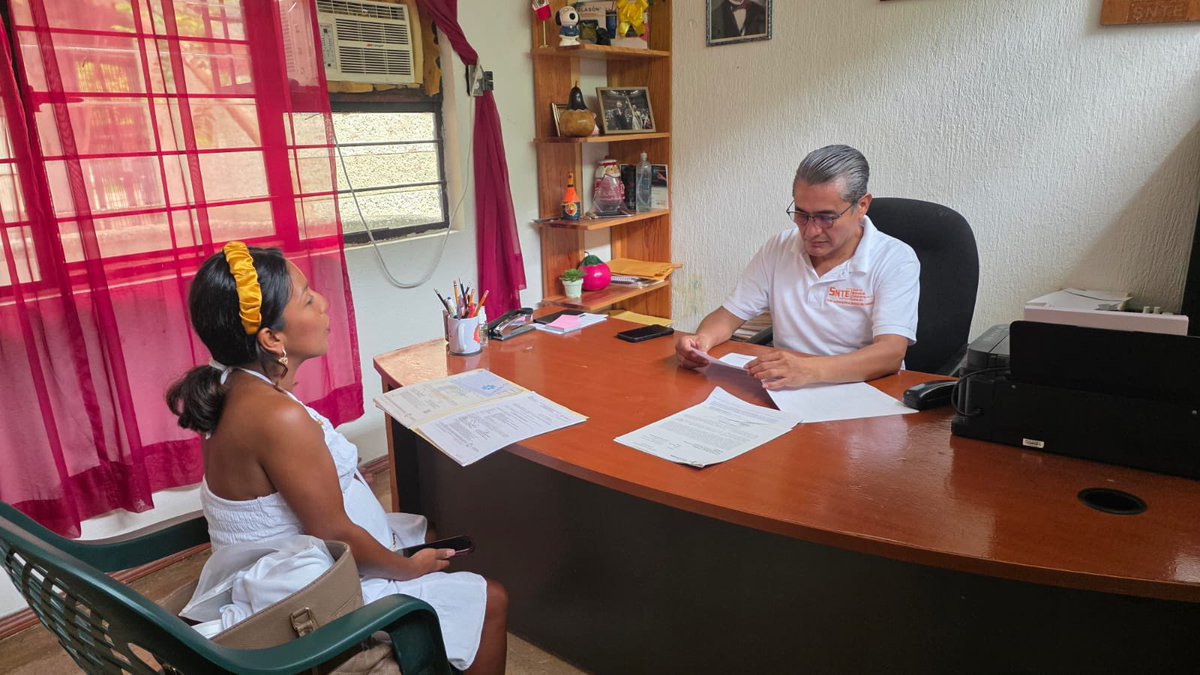 jairestrada1201's tweet photo. #snte14regionacapulco📒

🟡 Con la indicación del Srio. Gral. de la Sección 14 del SNTE, Mtro. Silvano Palacios Salgado, seguimos atendiendo a los trabajadores de la educación desde la oficina de la Coordinación Sindical Regional. 

Secretaría de Organización 6
Región Acapulco https://t.co/9x20cm8CNZ