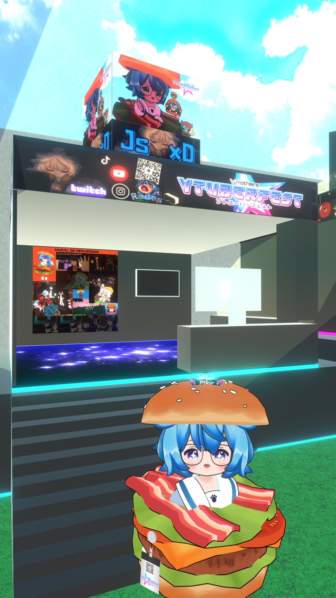 TheRealBorgor's tweet photo. SOMOS PILARES DE #vtuberfest2026 FINALMENTE DAMOS UN PASO MAS EN CAMINO DE LA CREACIÓN DE CONTENIDOOOO (Sorry caps xd, Agradezco la oportunidad, no le sé a subir fotos en redes ni que decir la verdad, pero ahí iremos avanzando paso a pasito juntos :3) los TQM! 😊 https://t.co/5PYYA4UkSh