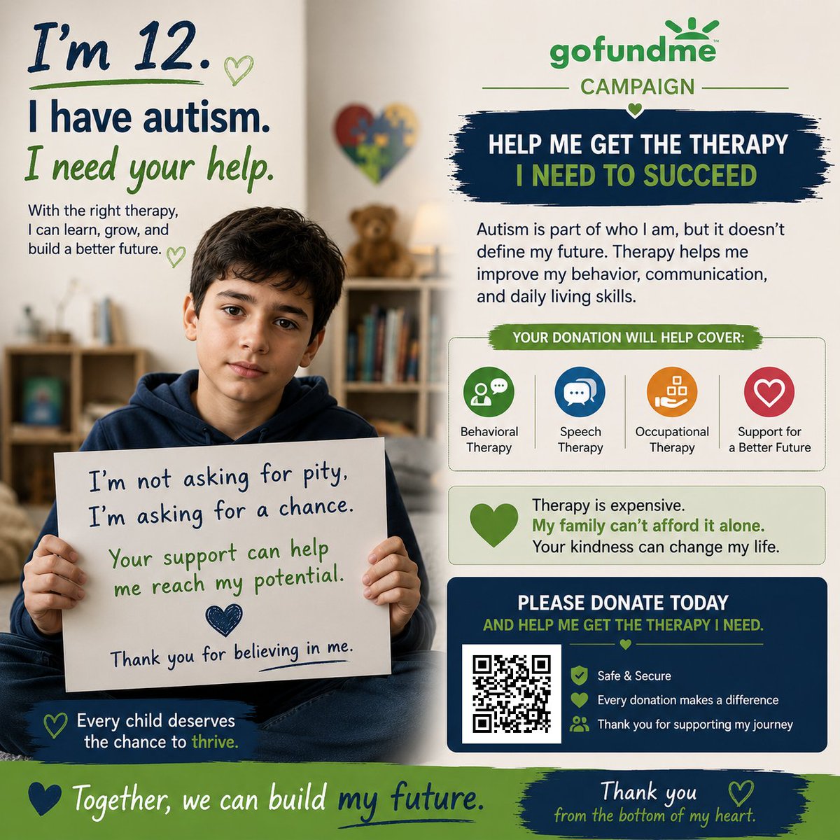 ASteeev's tweet photo. If you can help, please donate to support Ata's treatment. Any amount, no matter how small, can help. If you're unable to donate, please share the link with your friends that's a help too.
#Autism #AutismAcceptance #ActuallyAutistic #Neurodiversity #AutismSupport #AutismCommunity https://t.co/8tnycmoSFE