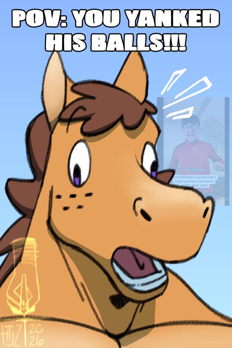 HTJZJh0nNTh0mas's tweet photo. #Goaters' Shenanigans: BALLS!!!
. w '
#harold_meadows #furry #furryart #watermark #meme https://t.co/HnI1vz2kGV
