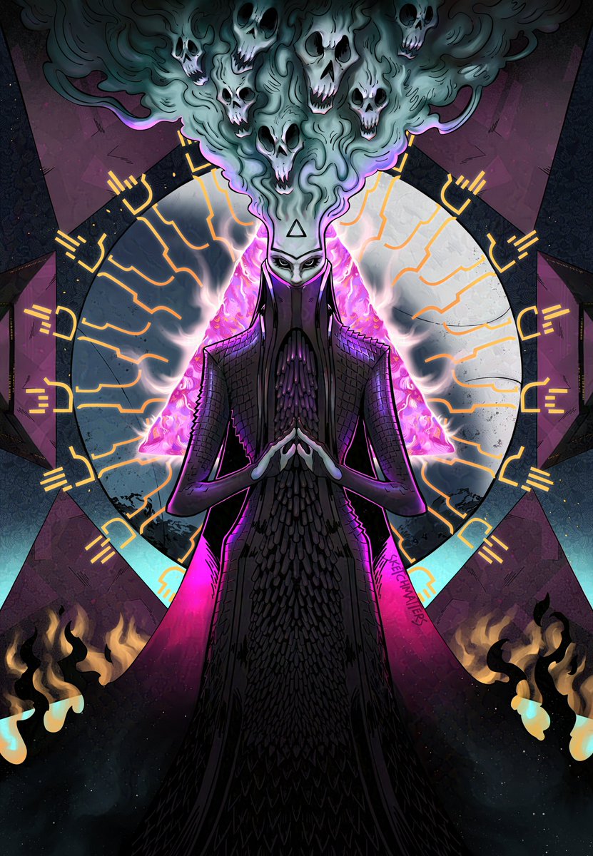 sketchmatters's tweet photo. The Witness! 💀 This one was pretty popular at GCX. 
#Destiny2 #Destiny2Art https://t.co/O9ySpVO1Ng