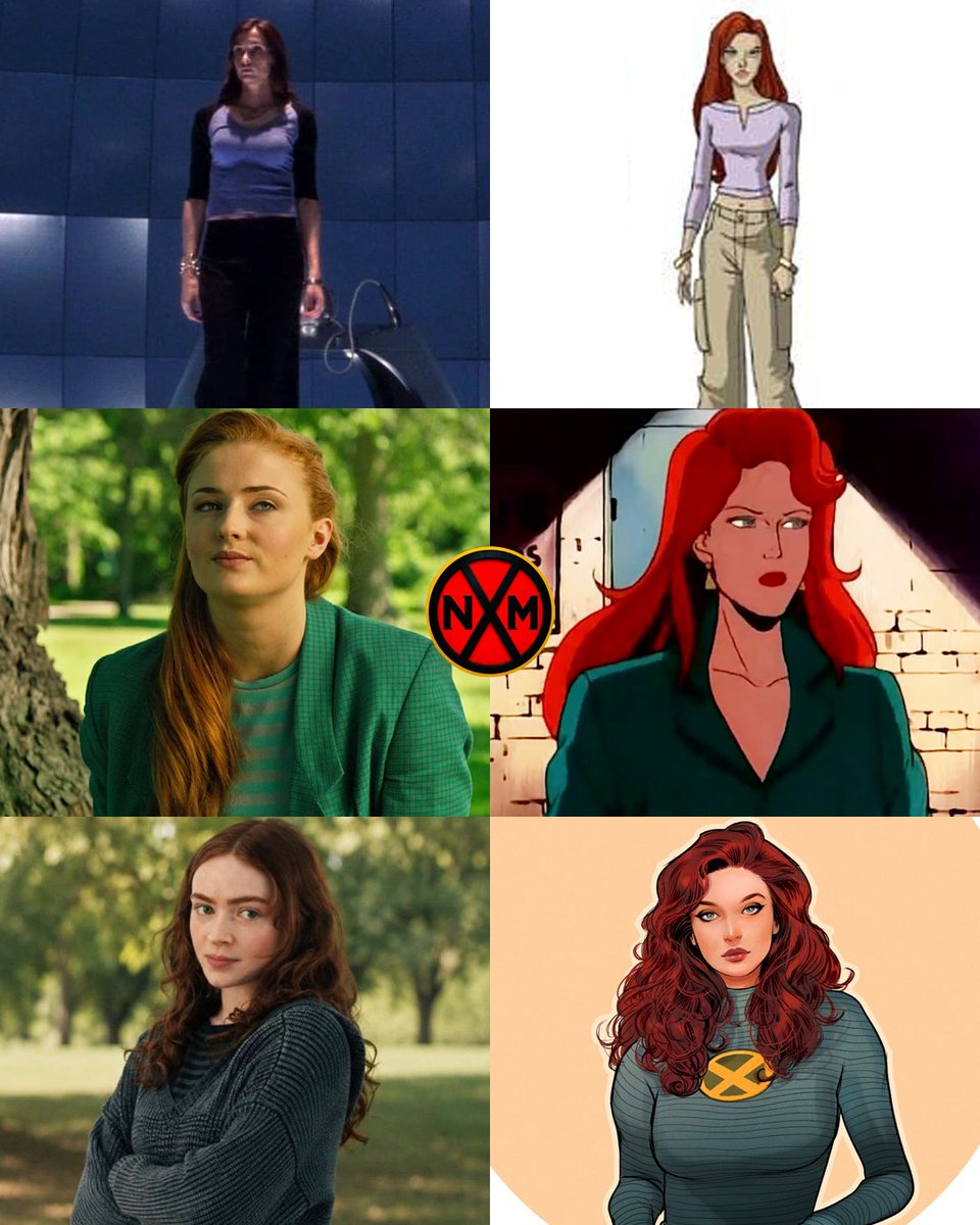 NexusMutante's tweet photo. Três eras de Jean Grey https://t.co/fendObpOgA