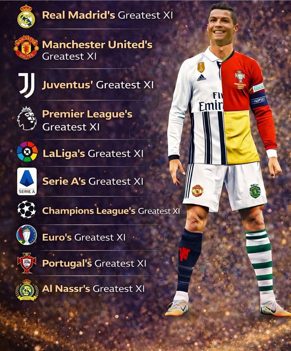jnj770's tweet photo. Cristiano Ronaldo est le seul joueur à être inclus dans : https://t.co/XjRCZd08ih