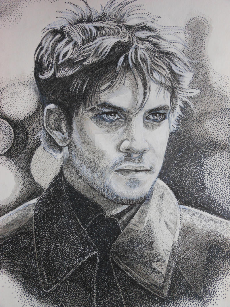 kashmere1646's tweet photo. Stephen Dorff as Deacon Frost in Blade in  ink on paper. #deacon #frost #blade #marvel #comics #fanart #stephen #dorff #fanart #tradtional #art https://t.co/CR2ZA3cEbC